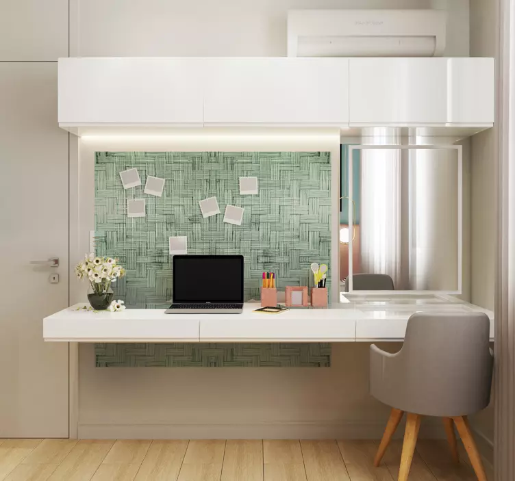 Tkana teksturirana površina nalepka za pisarno - TenStickers