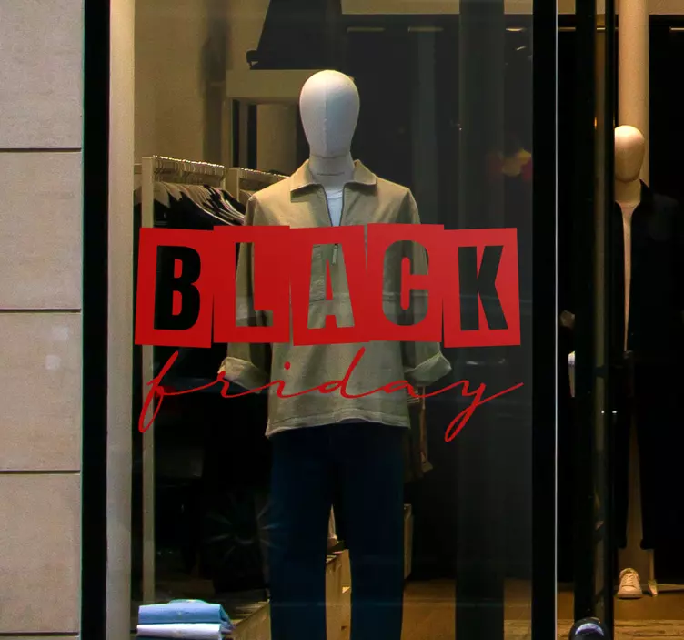 črni petek prodajna nalepka - TenStickers