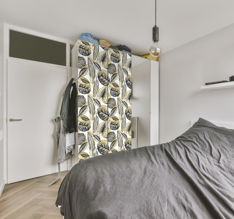 Elegantne tropske rastline Nalepka za pohištvo - TenStickers