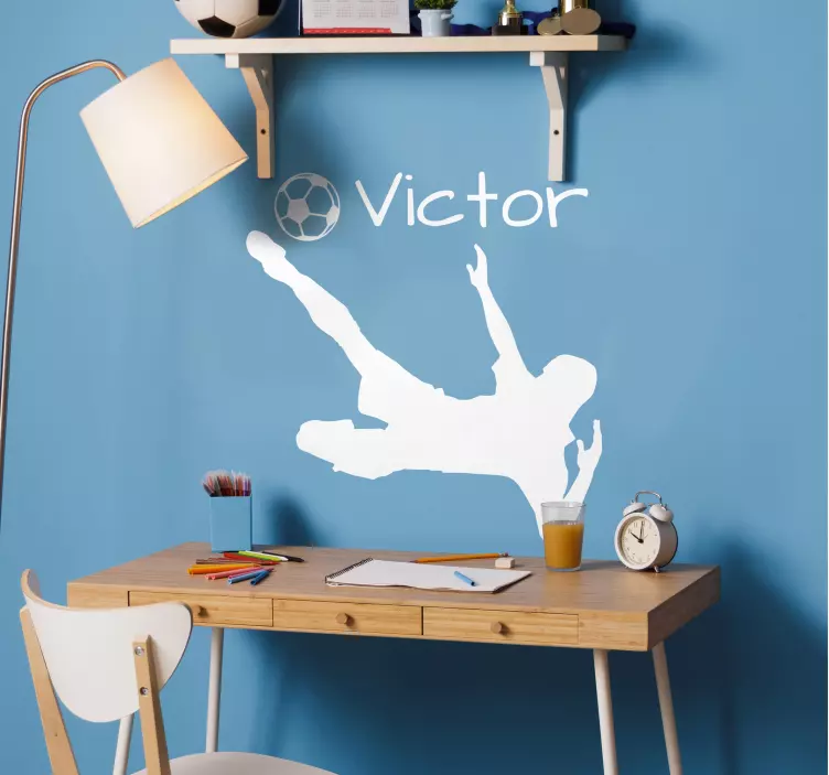 Prilagodljiv nogometni dekorativni vinil - TenStickers