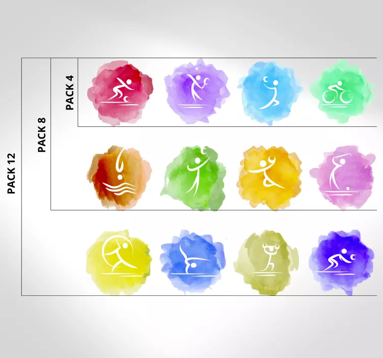 športna nalepka olimpijski šport - TenStickers