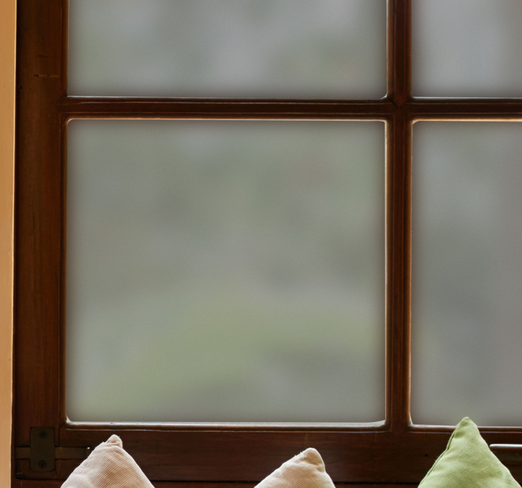 Preprosto prosojno nalepka za okno - TenStickers