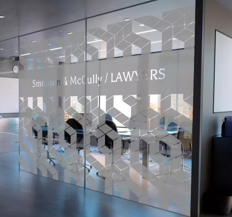 Kockaste geometrijske vzorce s prilagodljivimi kockami nalepka za - TenStickers