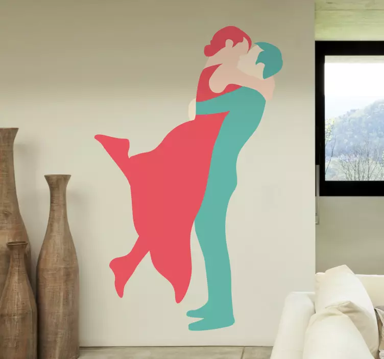 Par nalepk poljubljanje - TenStickers