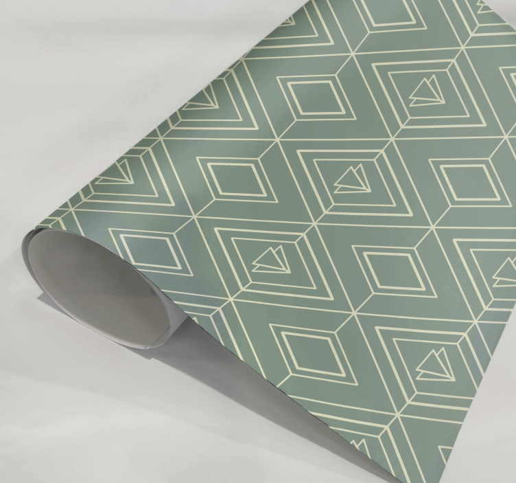 Geometrični vzorec Art Deco stenske nalepka za kuhinjo - TenStickers