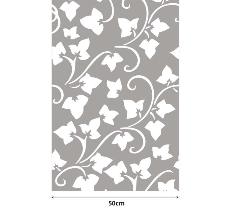 Prosojni list drevesnih vej okensko nalepka - TenStickers