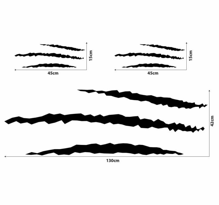 Komplet prask nalepka za avto - TenStickers