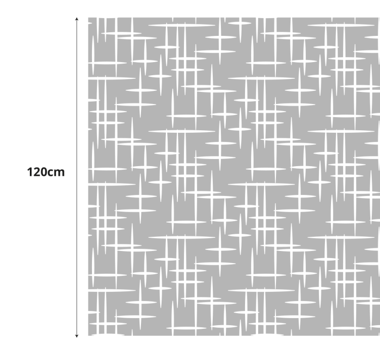 Moderne linije nalepka z motivom za tuš - TenStickers