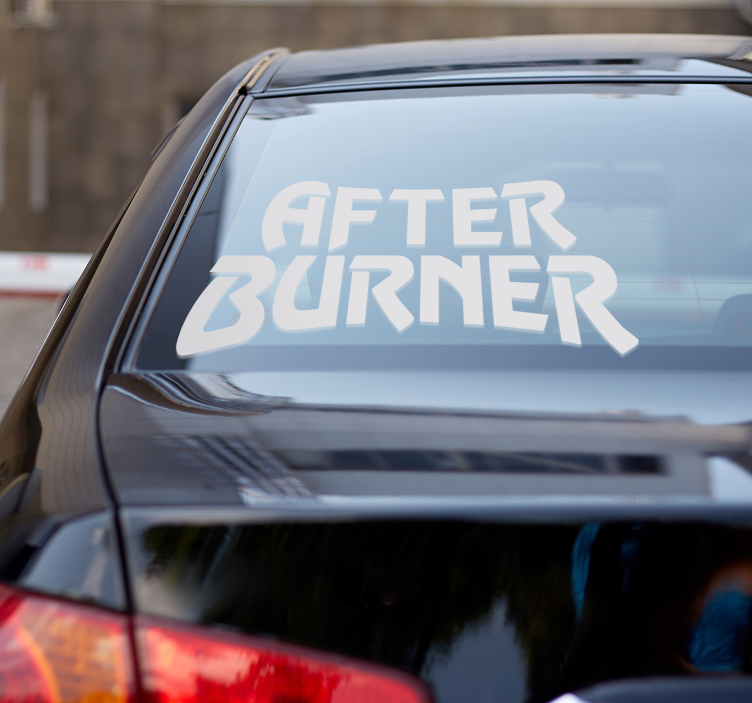 after burner nalepka za avto - TenStickers