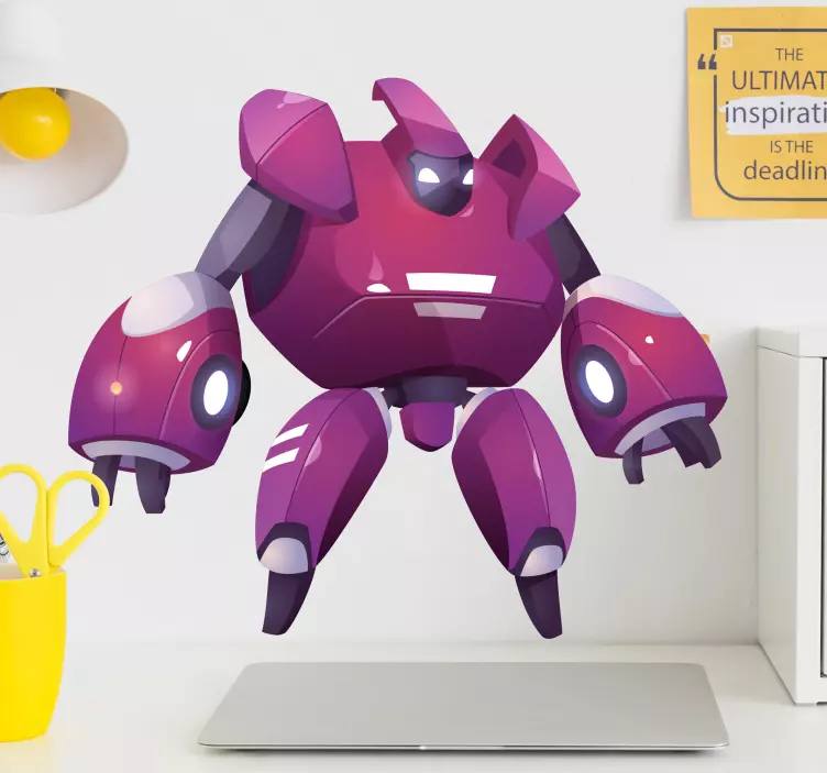 Vinilna nalepka za anime robota - TenStickers