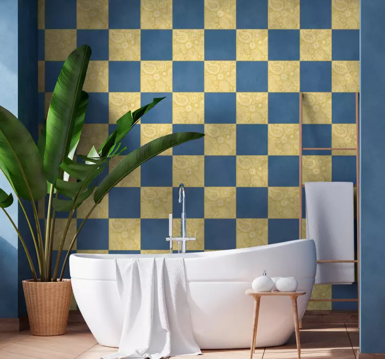 Nalepka za steno arabskega okrasja paisley - TenStickers