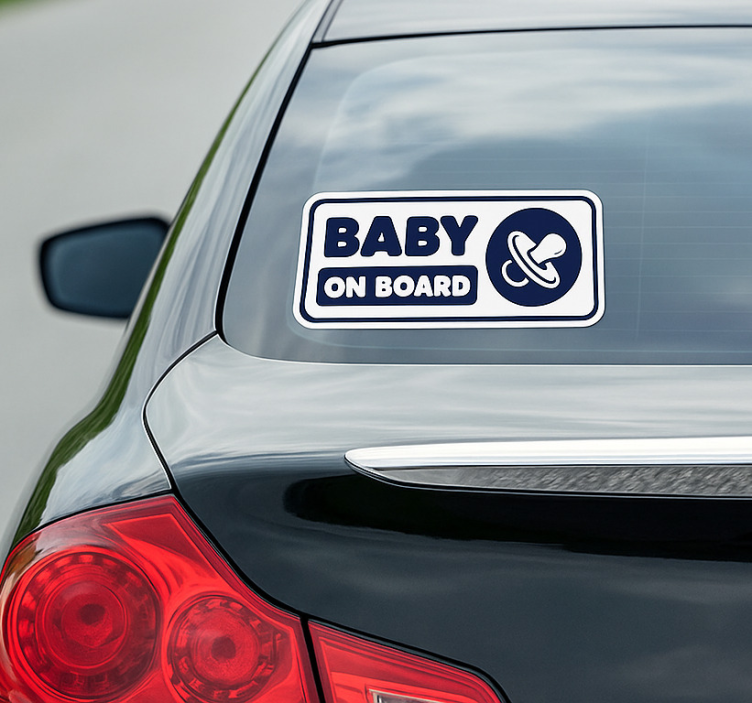 Baby on board sticker nalepka za avto - TenStickers