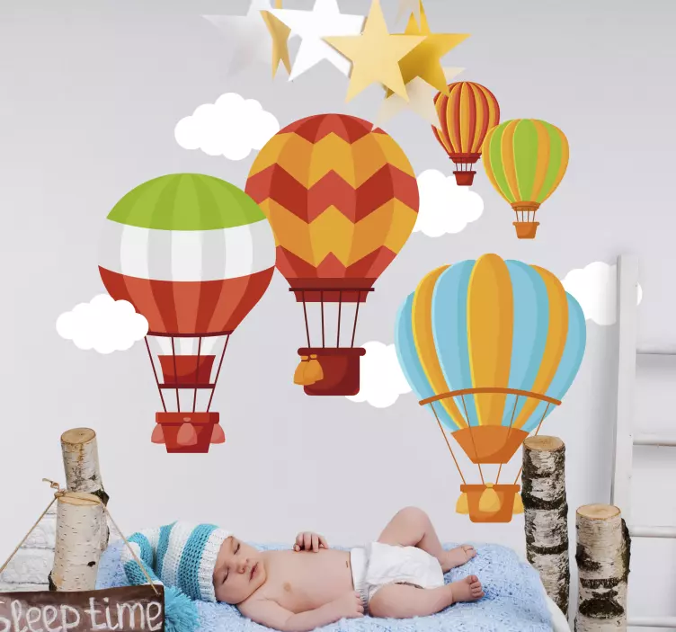 Babyroom baloni stene nalepke za otroka - TenStickers