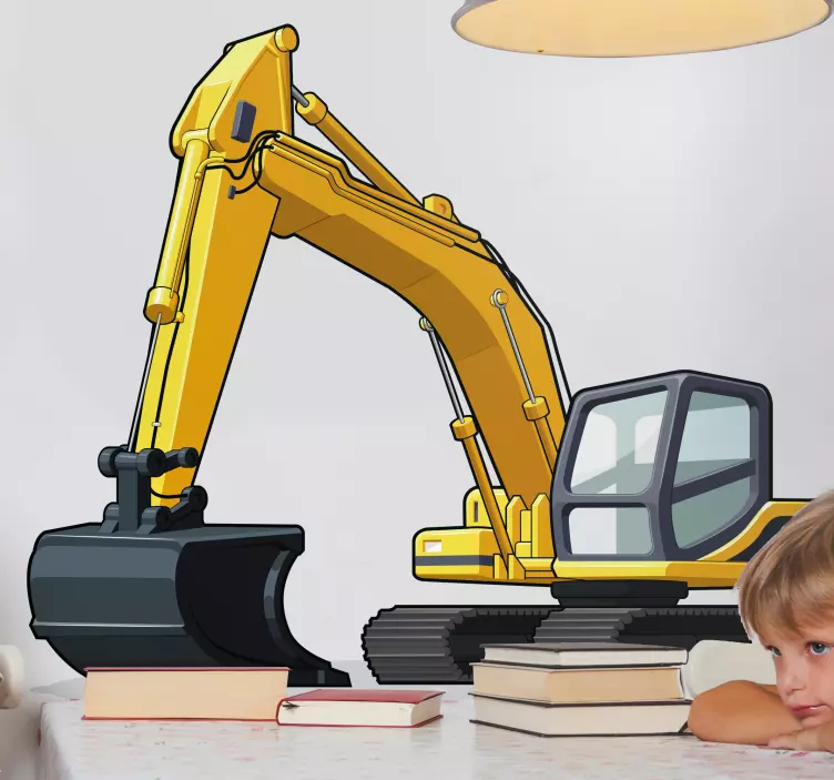 Nalepka za igrače z rumenimi 3d risankami - TenStickers