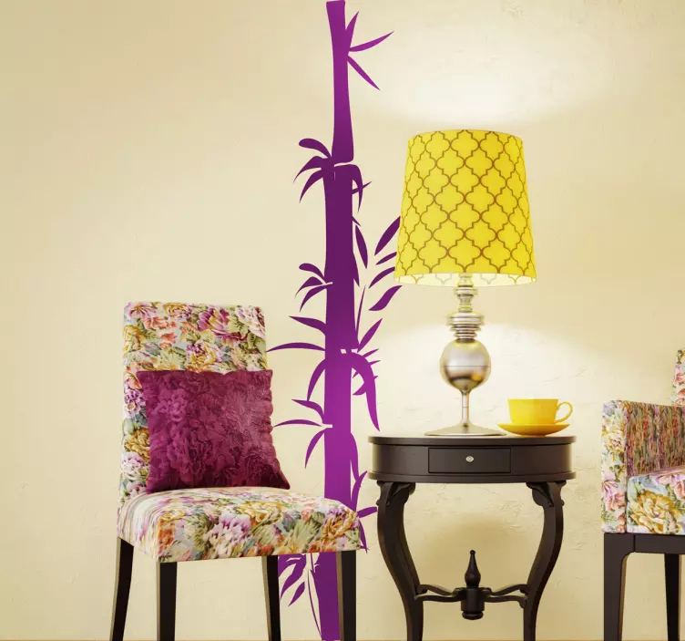 Bamboo vejica decal - TenStickers