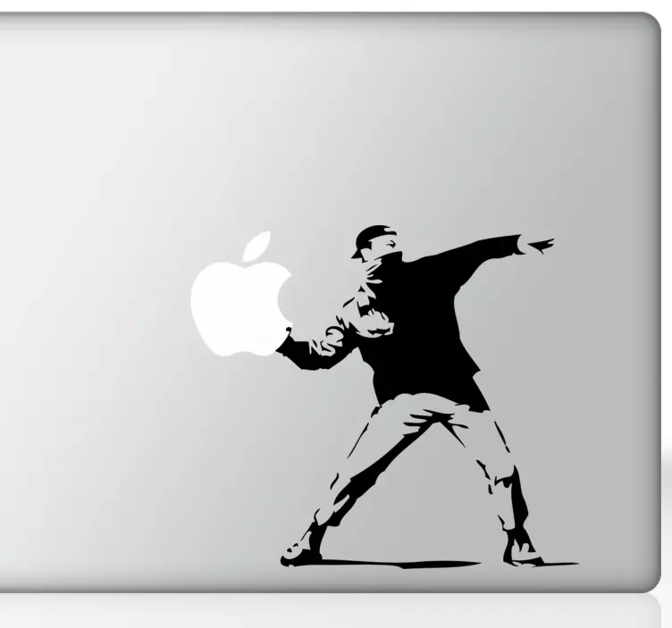 Banky revolucionarna macbook nalepka - TenStickers
