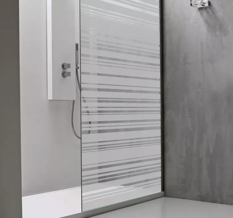 Bar kodo jedkano steklo decal - TenStickers