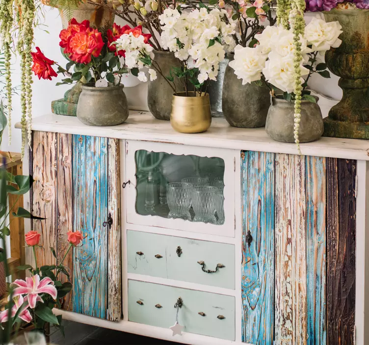 Barva lesa dnevni prostor stenski dekor - TenStickers