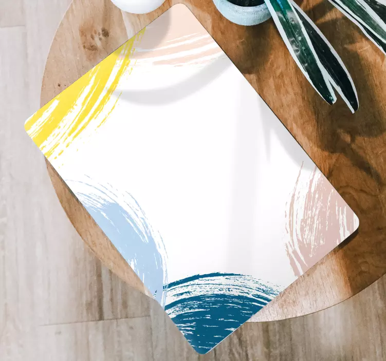 Barvitih potez čopiča nalepka za prenosnik - TenStickers