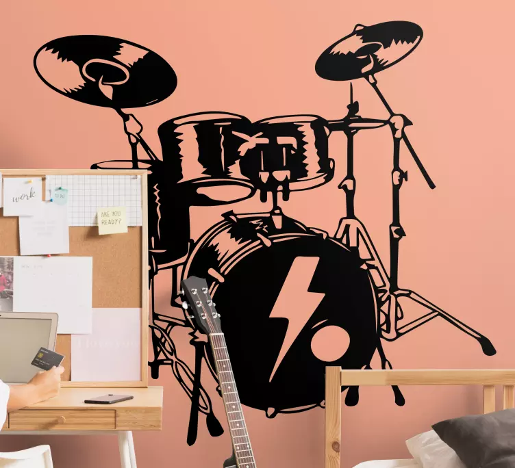 Nalepka za stene na belem ozadju - TenStickers