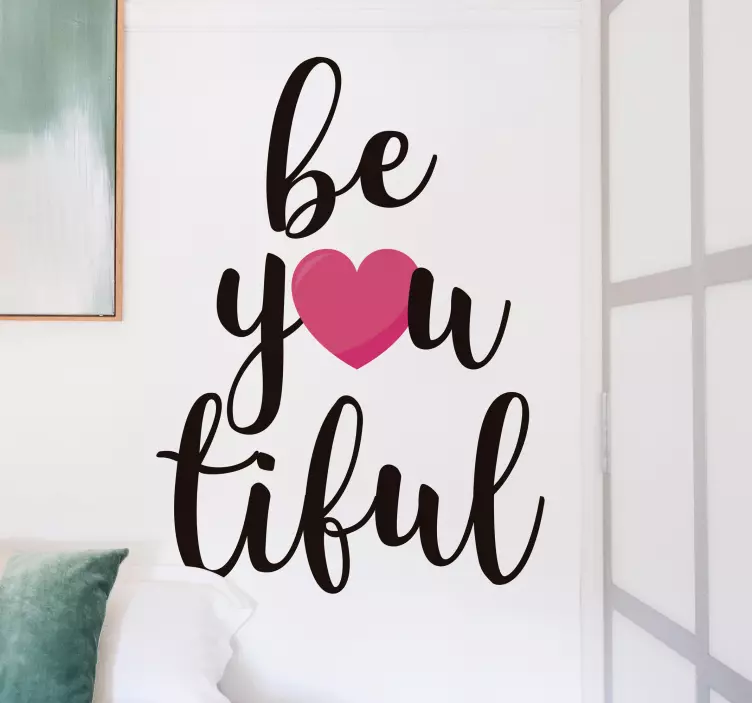 Be-you-tiful dnevna soba stene dekor - TenStickers