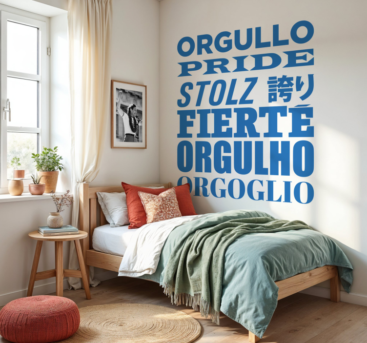 Besede ponosa nalepka živali - TenStickers