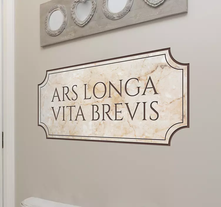 Stavki v latinskem hipokratu citirajo nalepko - TenStickers