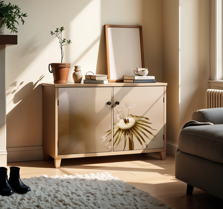 Bež regrat Nalepka za pohištvo - TenStickers