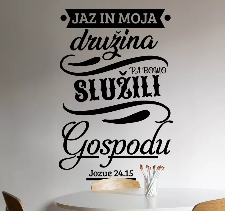 Nalepka družine citira - TenStickers