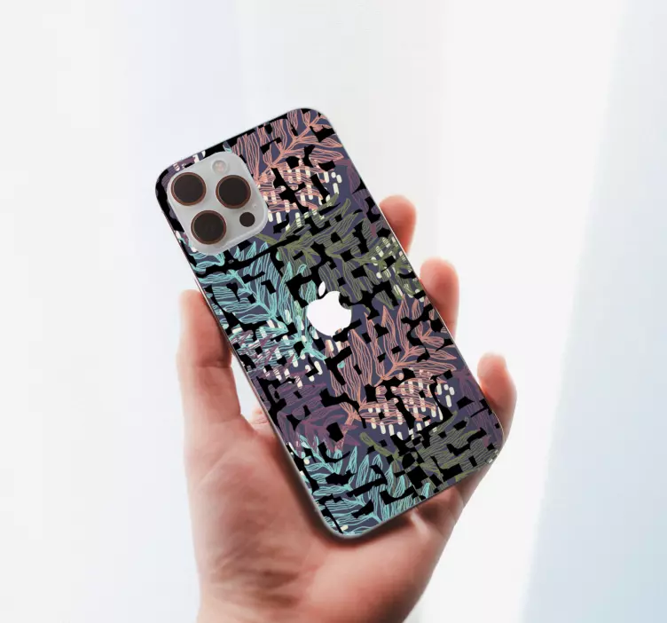 Botanični motiv listov nalepka živali - TenStickers