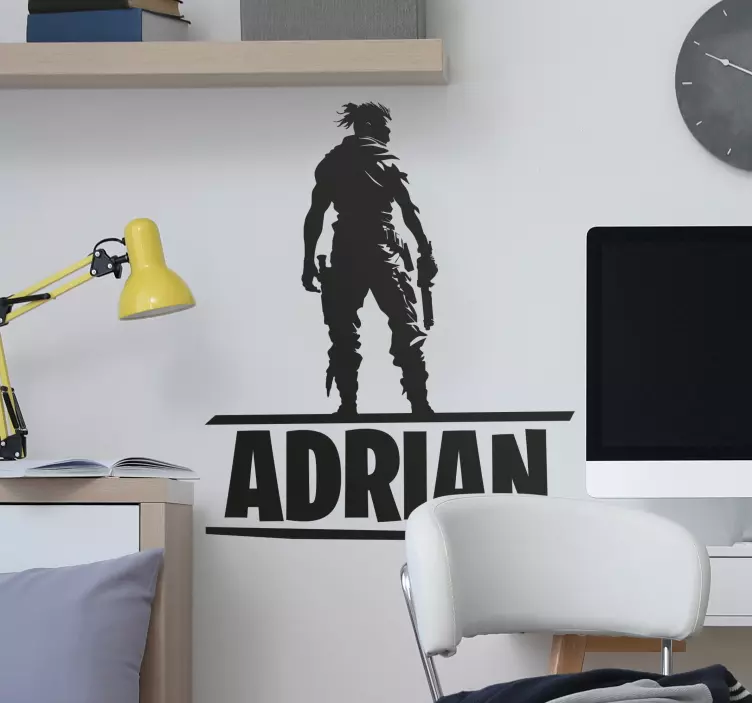 Božanski bojevnikBožanski bojevnik nalepka video iger - TenStickers