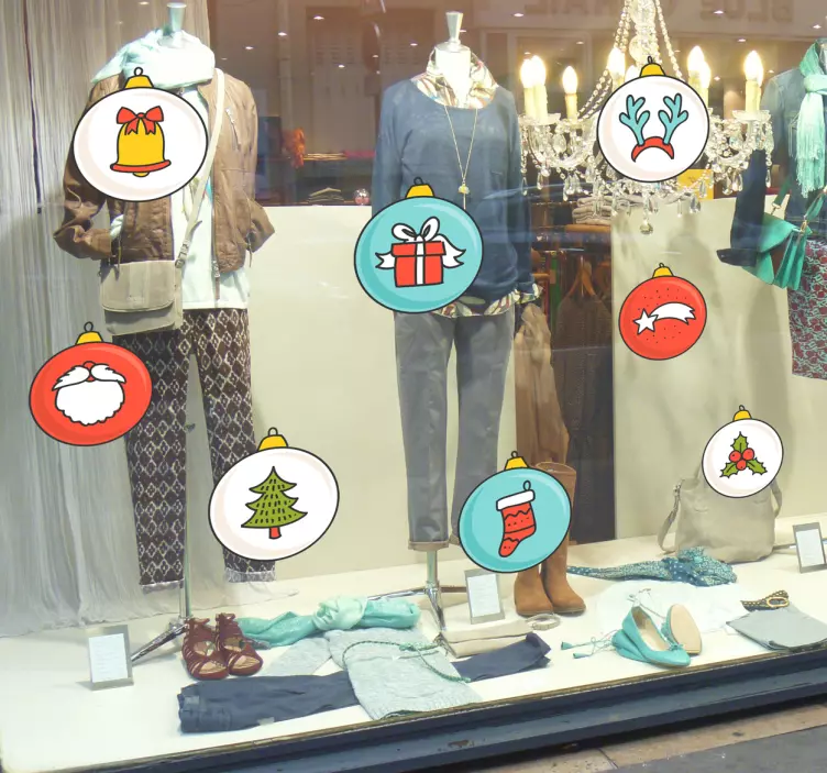 Božična kolekcija nalepk set - TenStickers