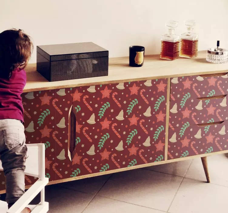 Nalepka pohištva za božične bombone - TenStickers