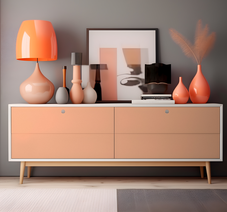 Breskev fuzz enobarvne nalepka - TenStickers