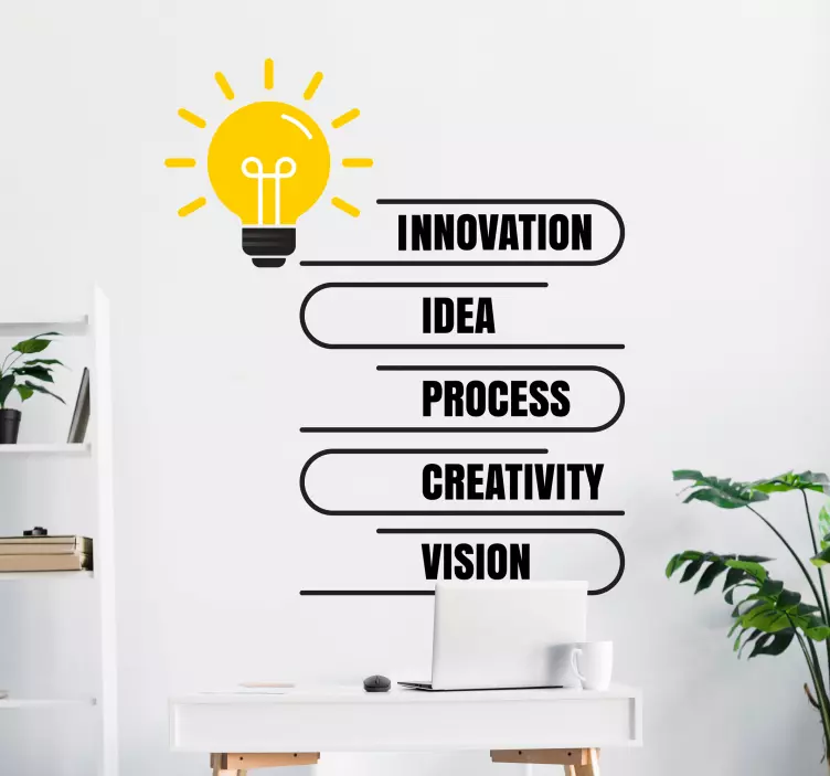 Bright idea concept nalepka živali - TenStickers