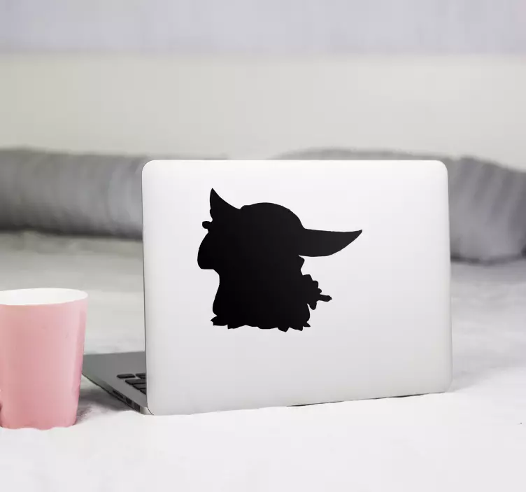 Character silhouette art nálepka na prenosnik - TenStickers