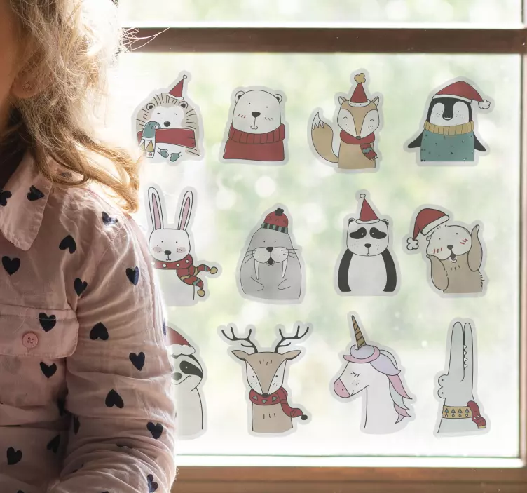 Charming creature sculptures nalepka živali - TenStickers