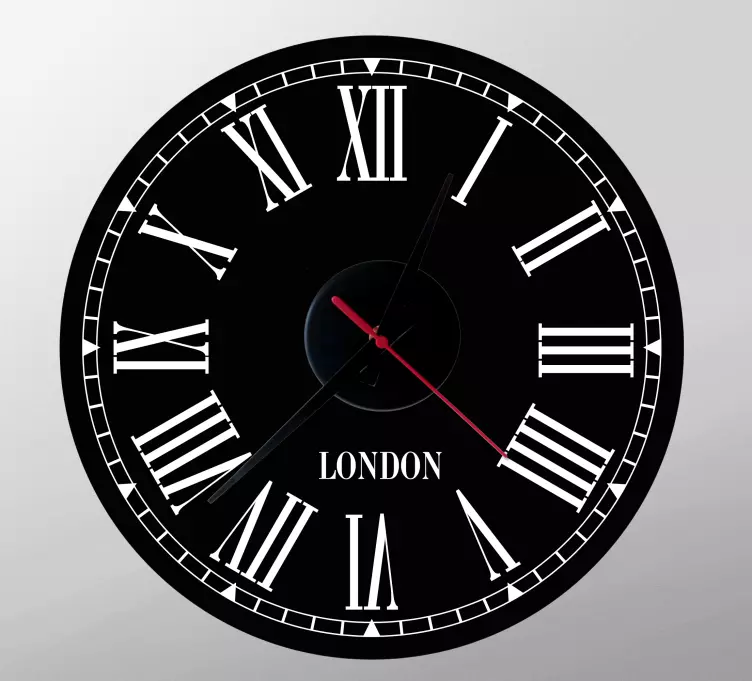 Classic london clock ura z nalepkami - TenStickers