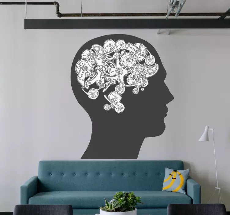 Cognitive mechanism art nalepka za znanost - TenStickers