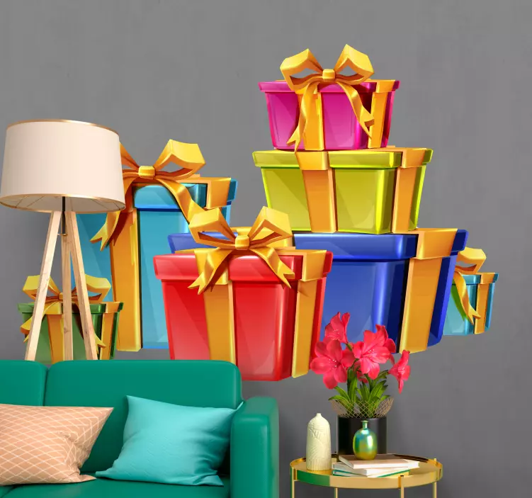 Colorful gift boxes za posebne priložnosti - TenStickers