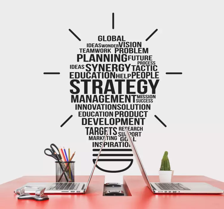 Creative ideas cluster besedilna nalepka - TenStickers