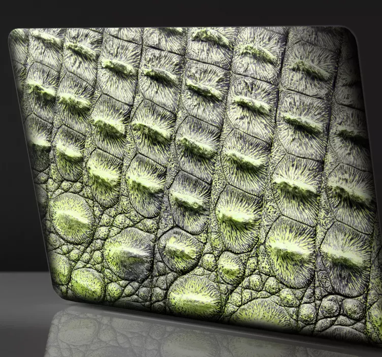 Crocodile skin texture nalepka za prenosnik - TenStickers