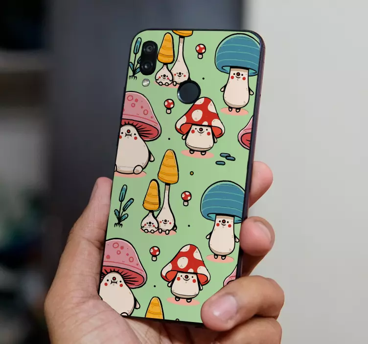 čudovite glivične figure Huawei nalepka - TenStickers