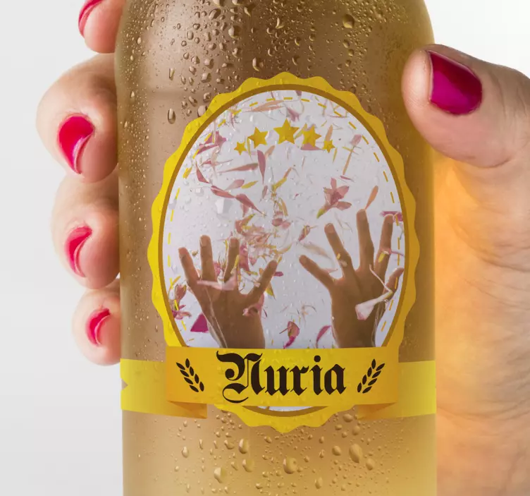 Customisable celebration label za živali - TenStickers