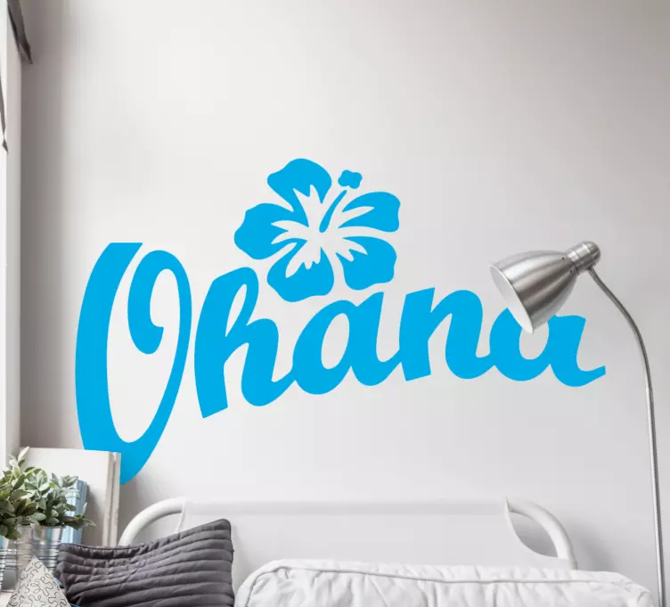 Stenska nalepka za cvet ohana - TenStickers