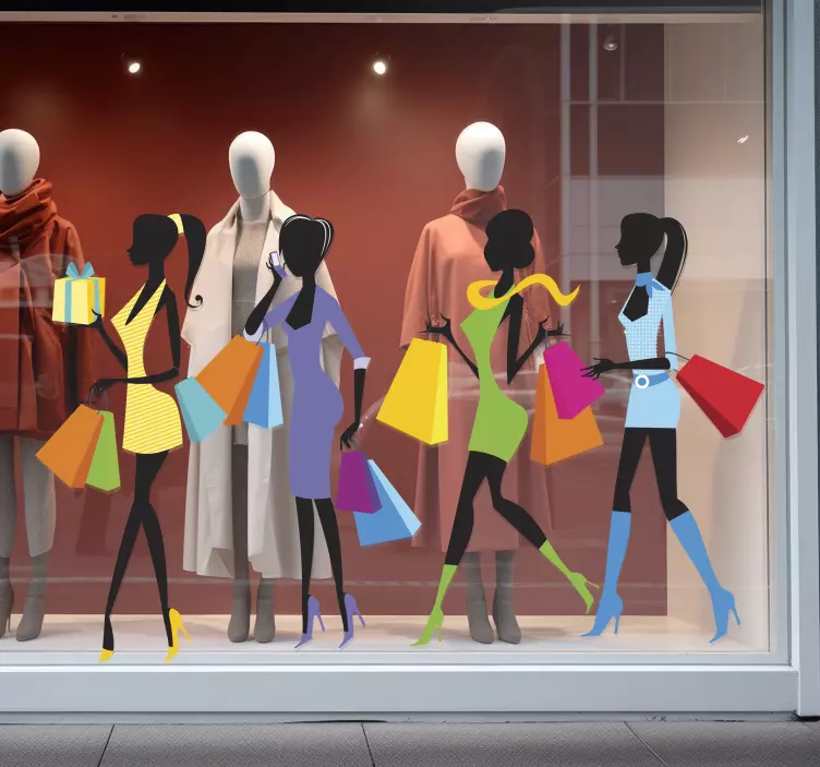 Dekleta za nakupovanje stenskih nalepk - TenStickers