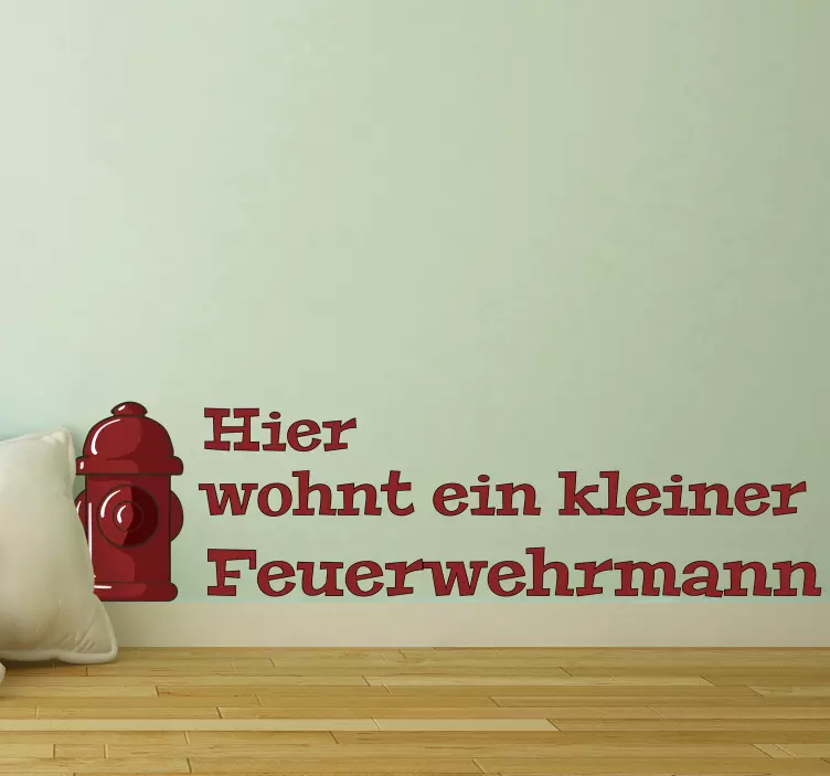 Dekoracija požarnega hidranta nalepka živali - TenStickers