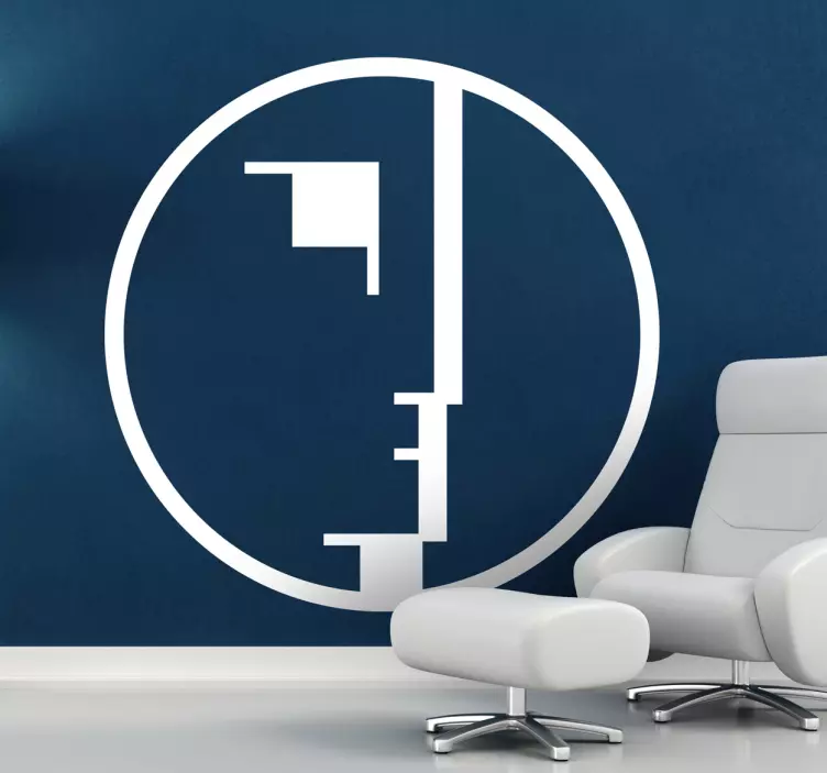 Dekorativni logotip vinil bauhaus - TenStickers