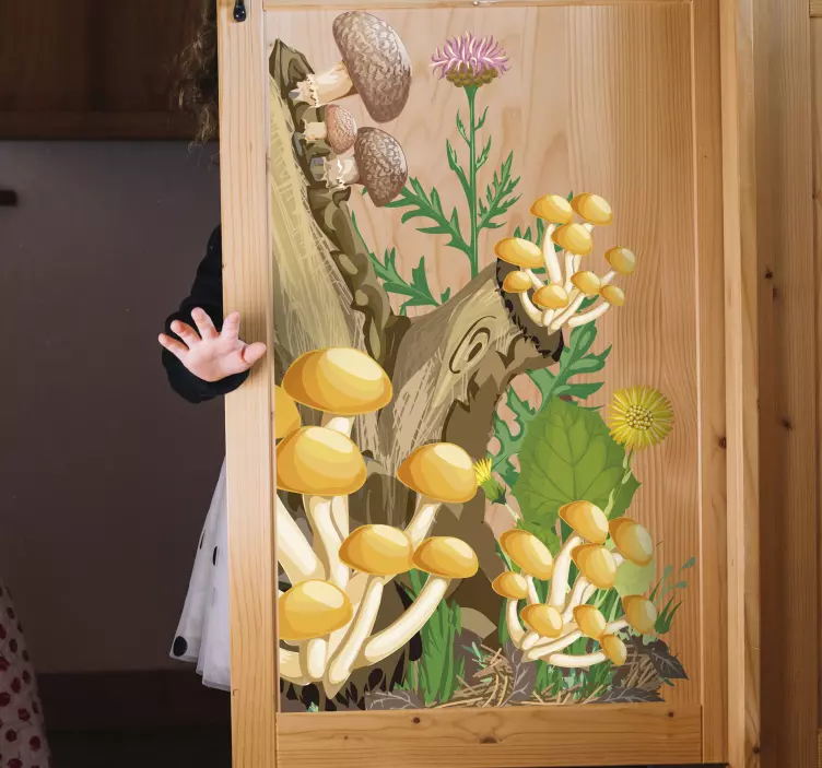 Nalepka pohištva za drevesa in gobe - TenStickers