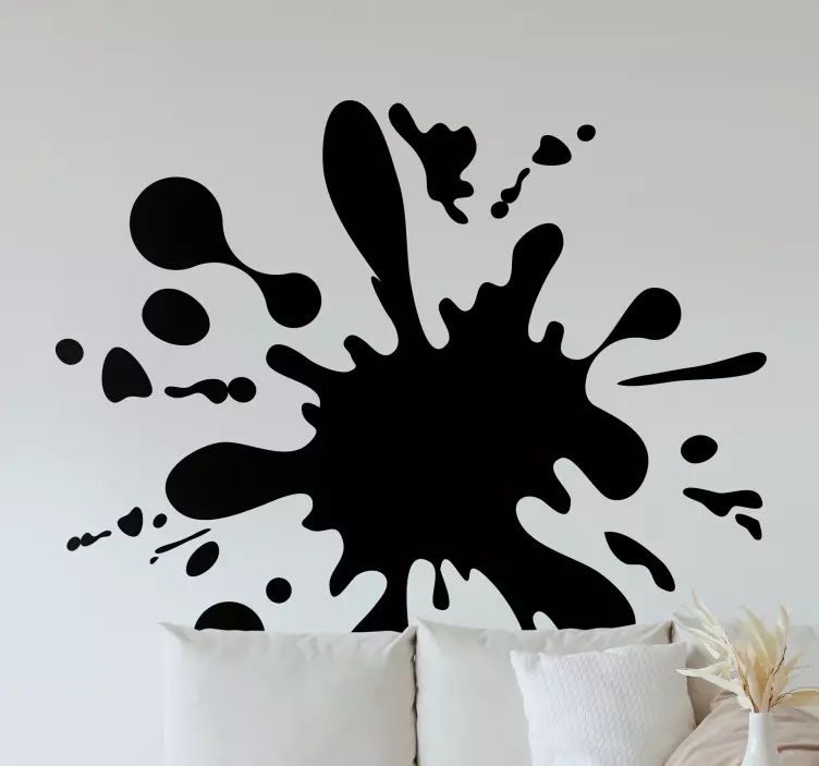 Dynamic ink splash dekorativna nalepka - TenStickers